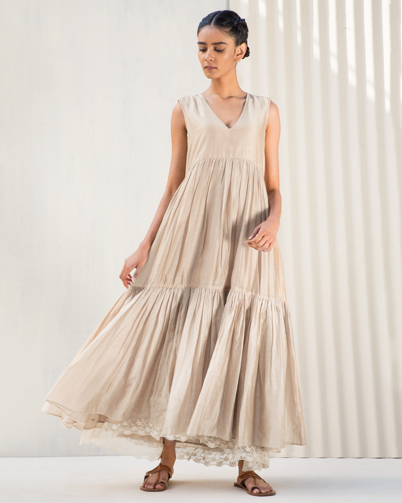 Buy Tiered Maxi Dress Women Dresses & Overlays Online | Nicobar